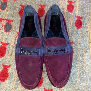 Roberto Cavalli men’s suede driving loafers size 45/US-11